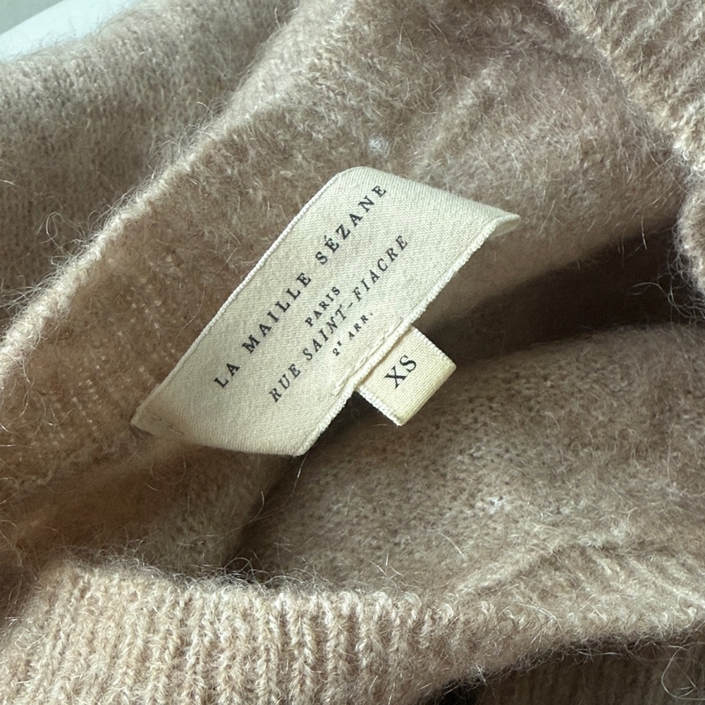 Sézane Louise Jumper in Beige - Picture 4 of 5